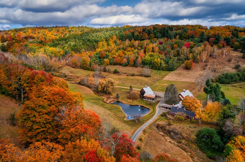 Vermont is easily one of the best places to view fall foliage. 