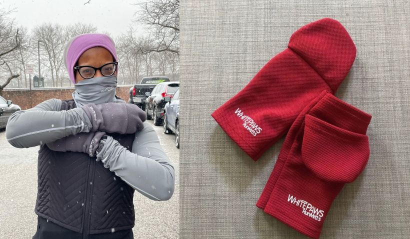 WhitePaws RunMitts makes mitten specially designed for runners. 