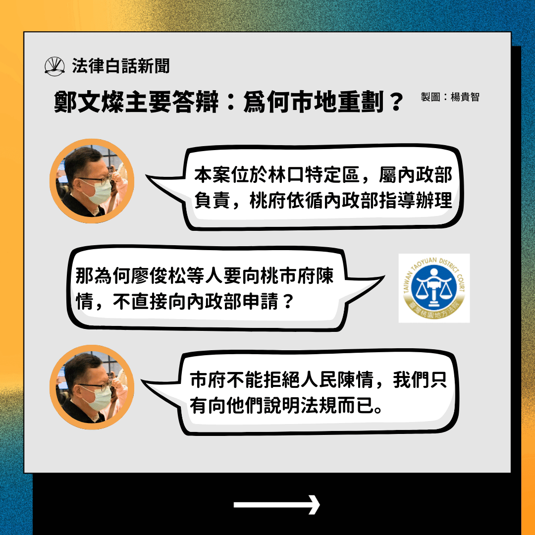 法官質疑未立即寄回賄款袋 鄭文燦：憂影響選舉及形象 - 市地重劃