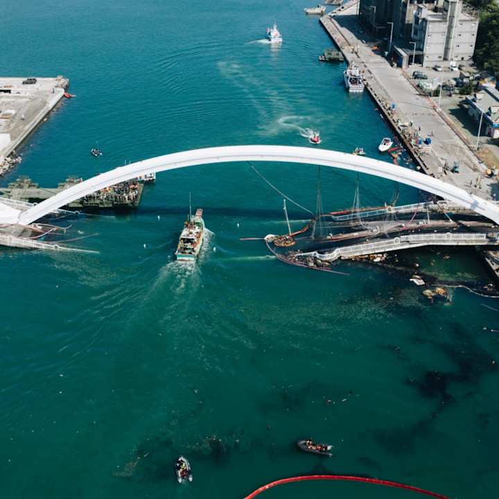 南方澳大橋坍塌釀移工 6 死 工程主任未按圖施工判 2 年