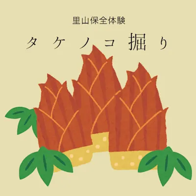 里山保全体験 タケノコ掘り