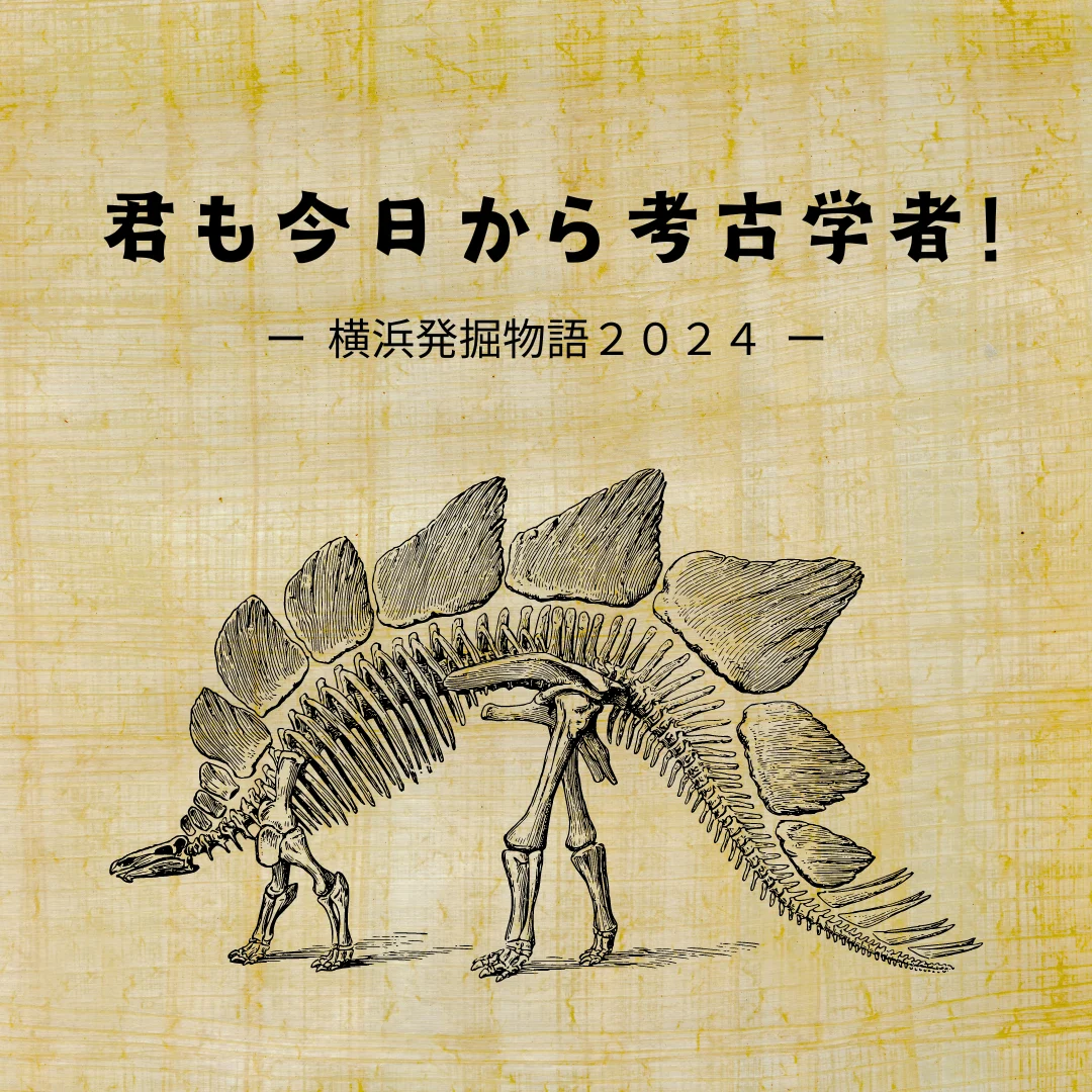 君も今日から考古学者!横浜発掘物語2024