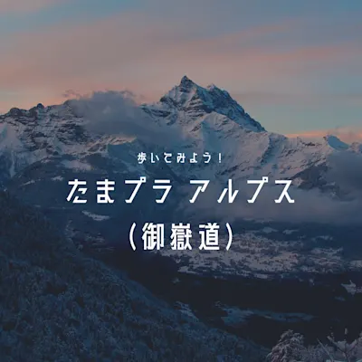 歩いてみよう!たまプラアルプス(御嶽道)