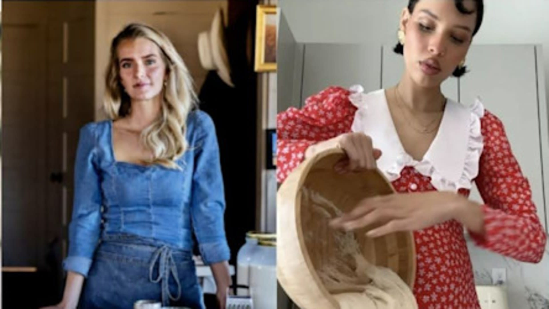 Luiza Maciel, Hannah Neeleman, Nara Smith e Ekaterina Andersen