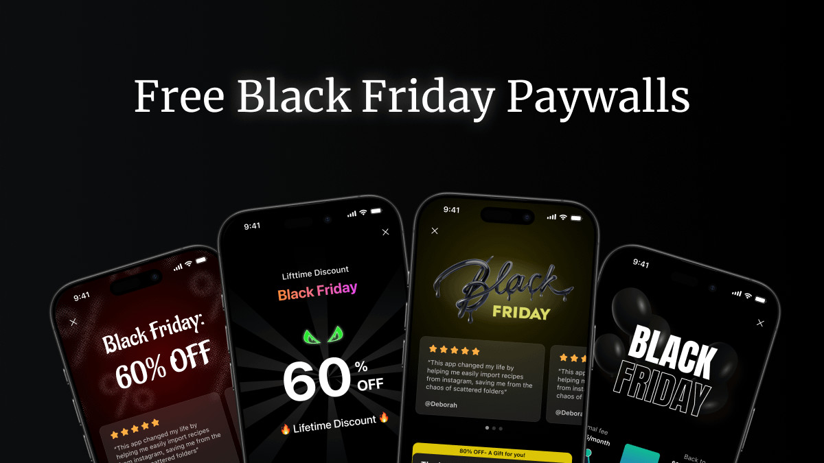 Black Friday templates.