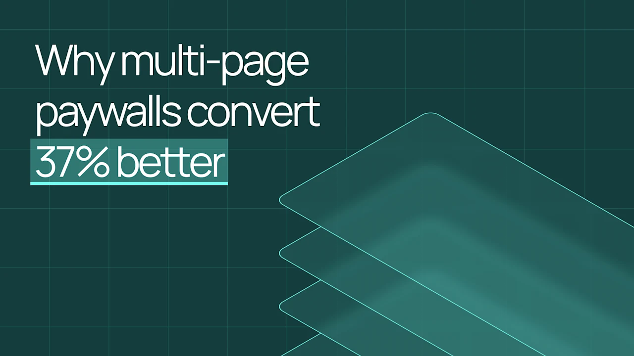 Multi-page onboarding paywalls convert 37% better than single-page. Here's why.