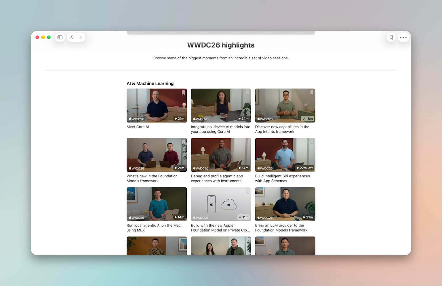 AI Highlights from WWDC 2026
