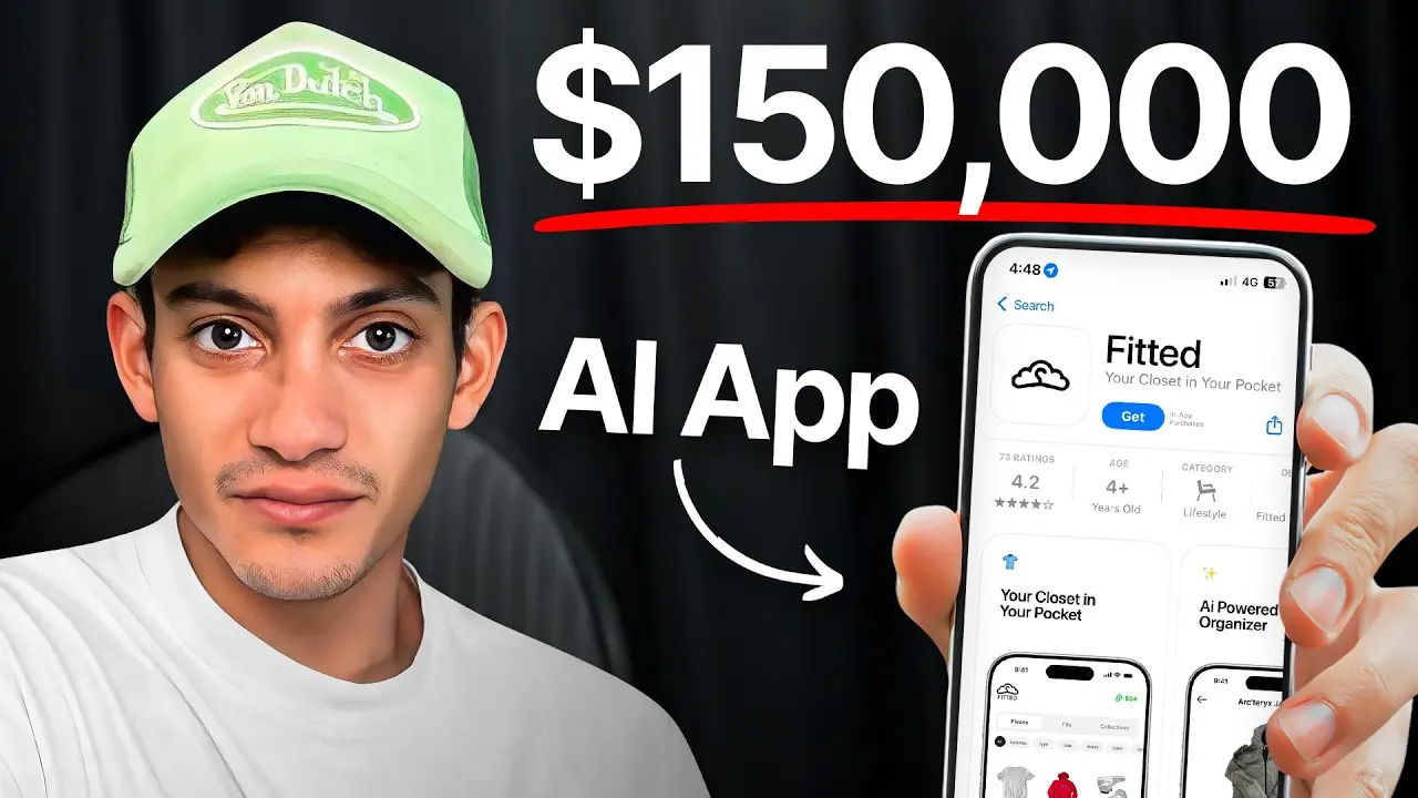  He went from 0 to $150k by building an ai fashion app (no-code)