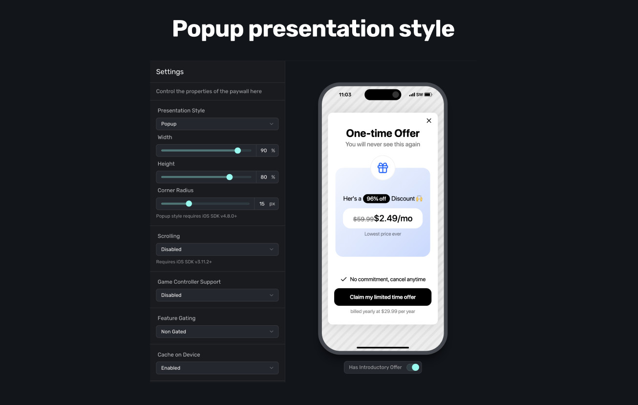 Popups are flexible and have several revenue-based use cases.