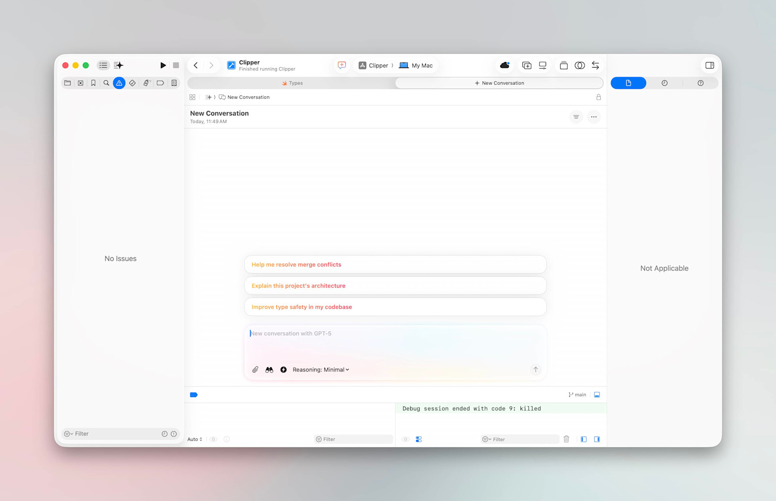 Xcode's Agent Chat
