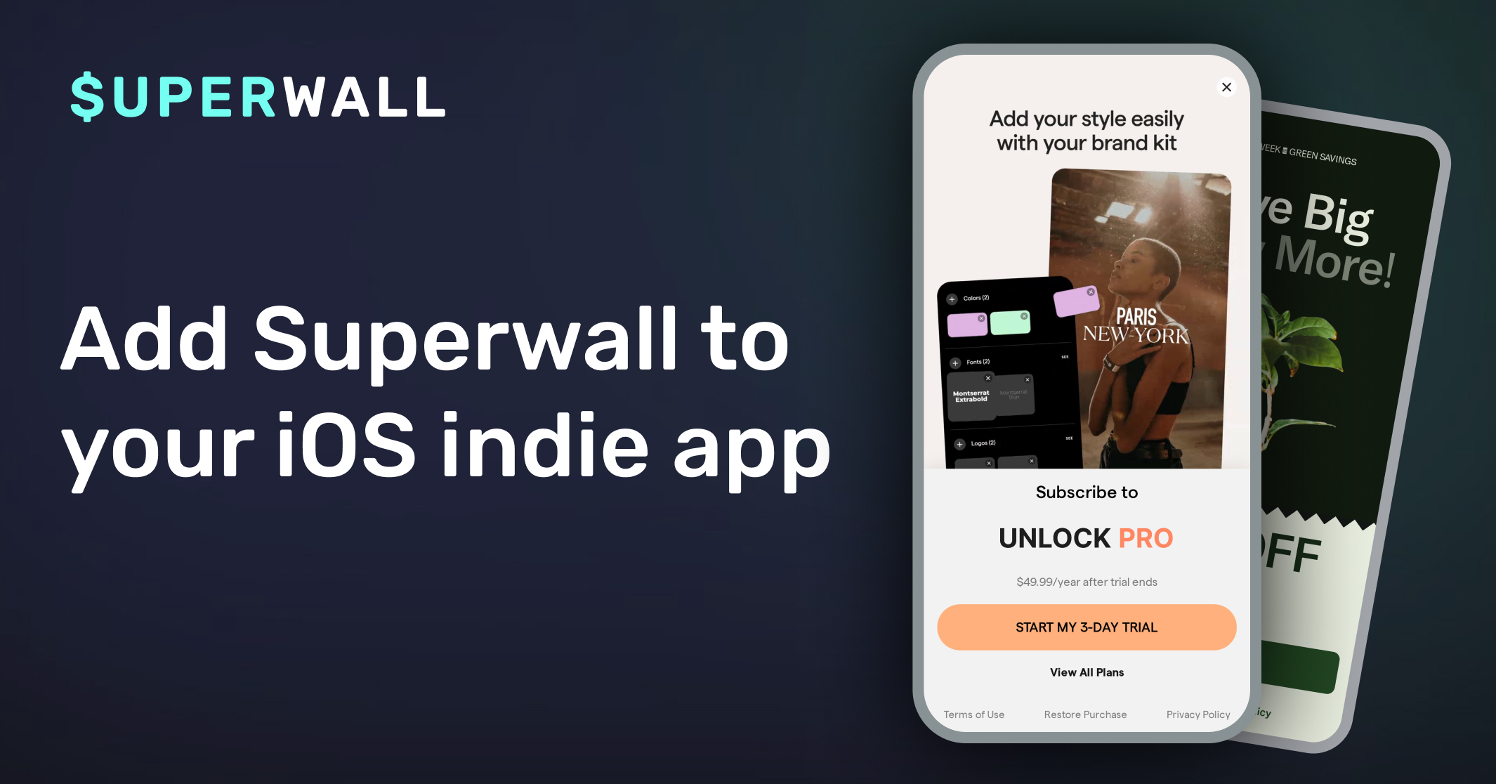 Header for iOS Indie App
