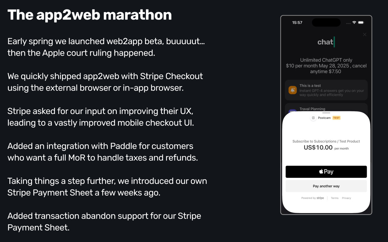 We covered a lot of ground due to the court rulings.
