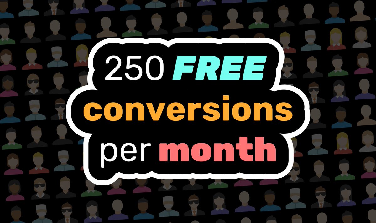 250 free paywall conversions a day