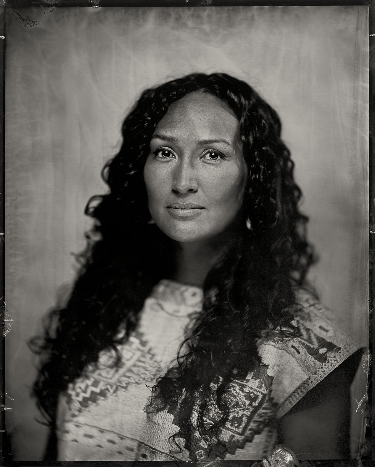 A tintype portrait of Kali Spitzer