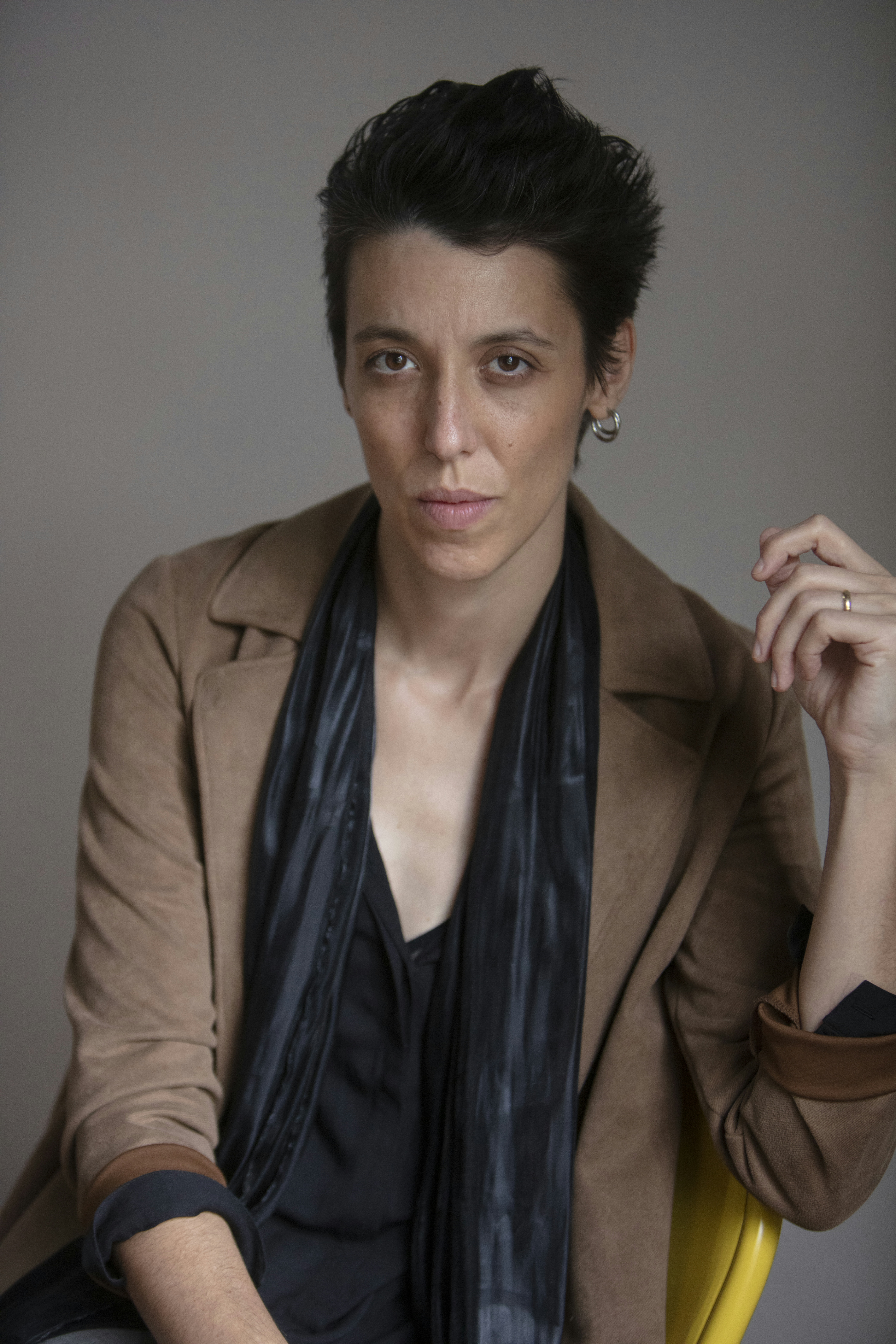 Nadina Marquisio headshot. Filmmaker and sound artist.