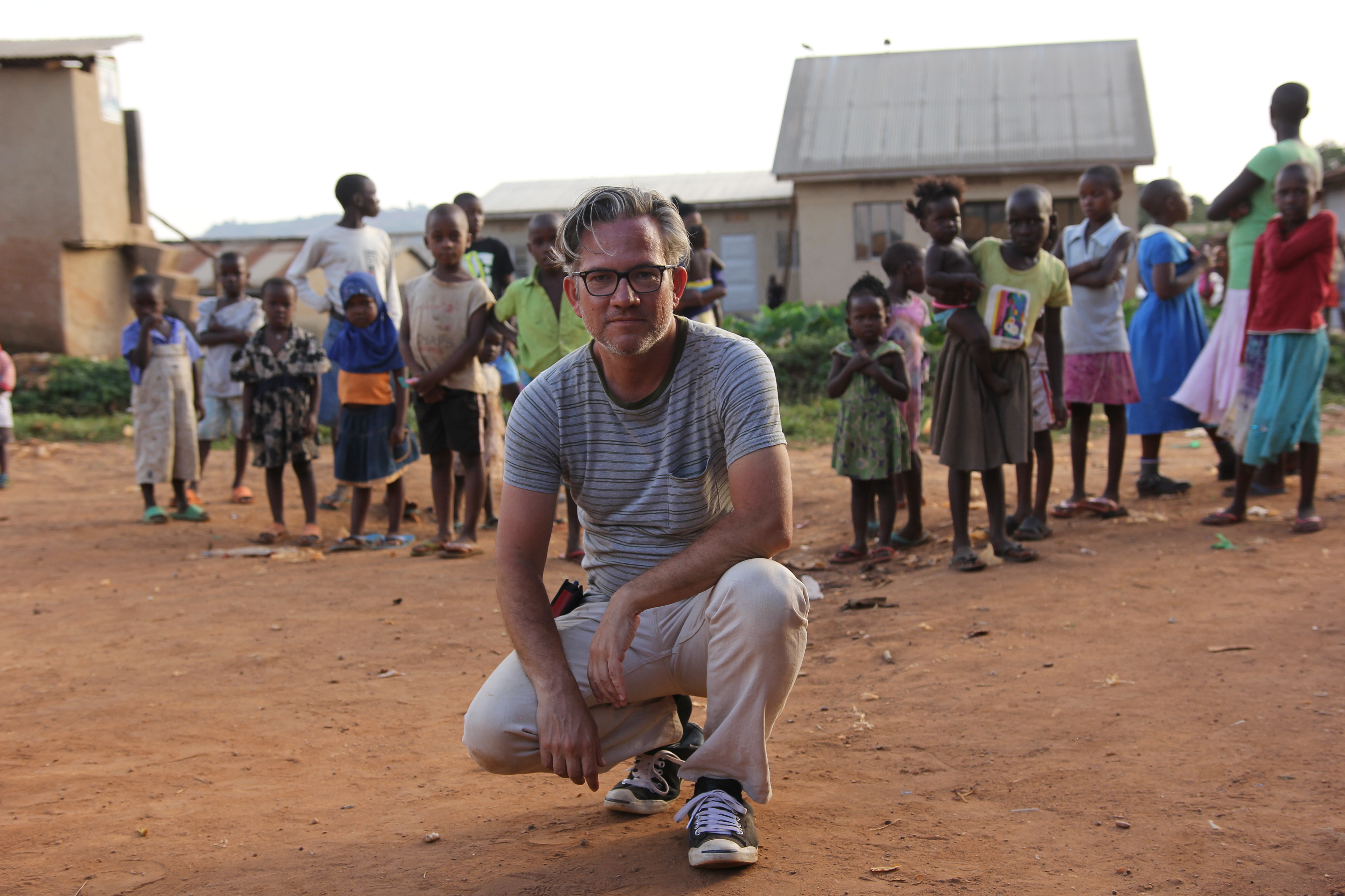 Huge Perez on the streets of Uganda.