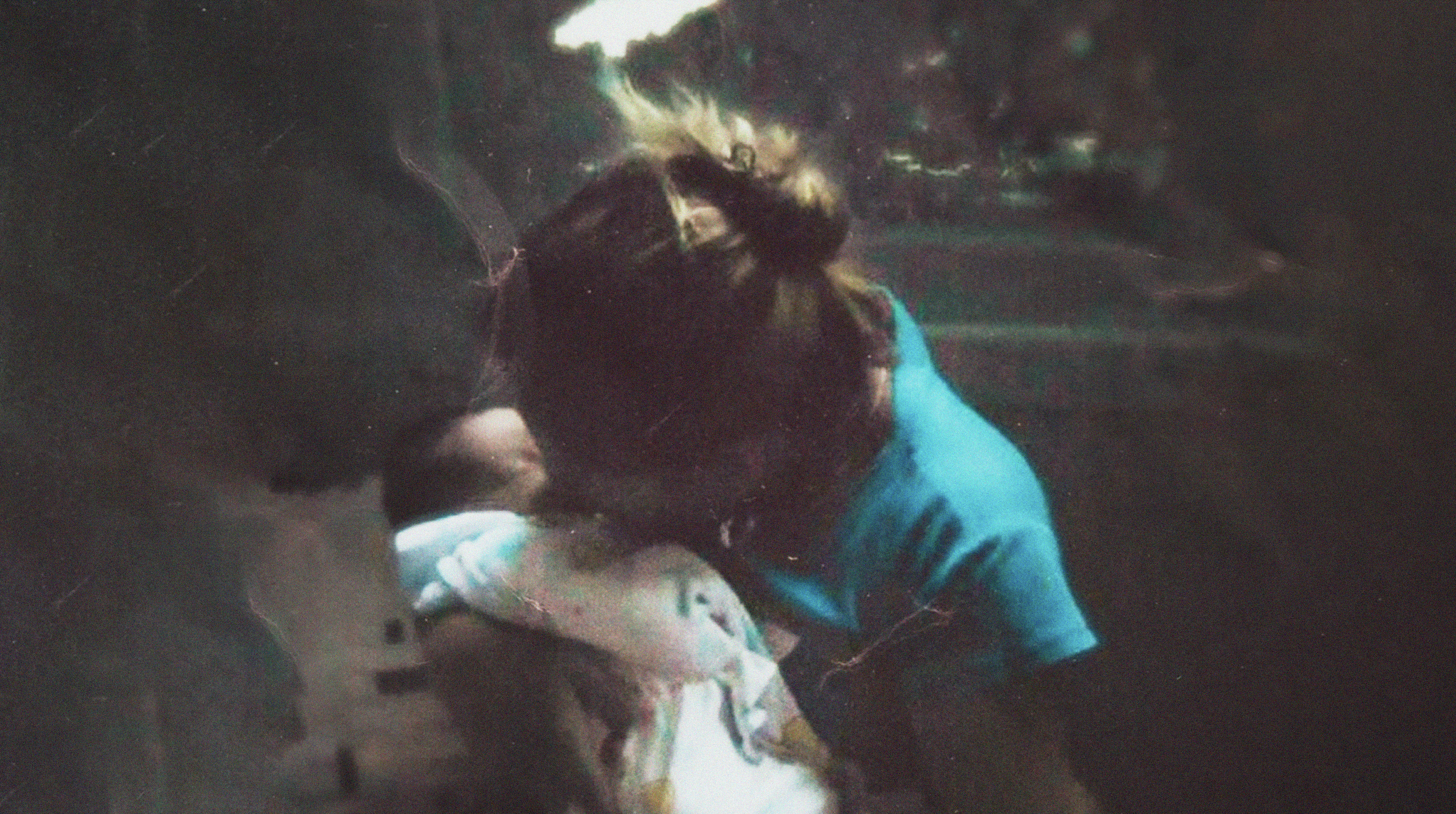 Still from Malqueridas. Cristal and her newborn baby.