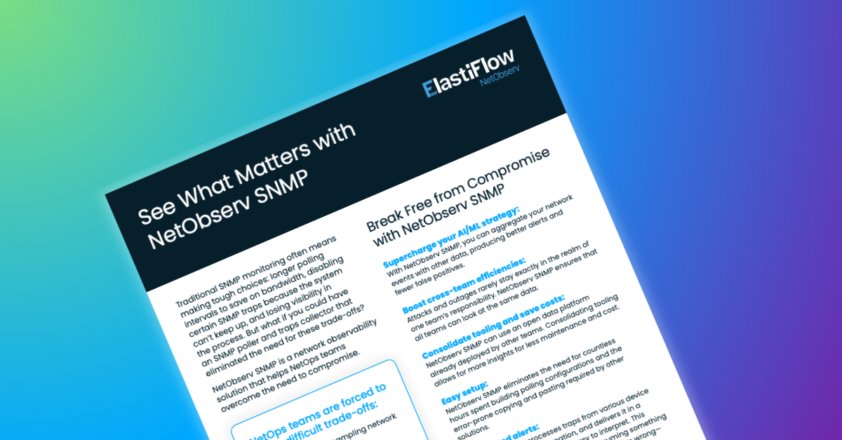Gain real-time insights, automate alerts, and enhance efficiency with NetObserv SNMP