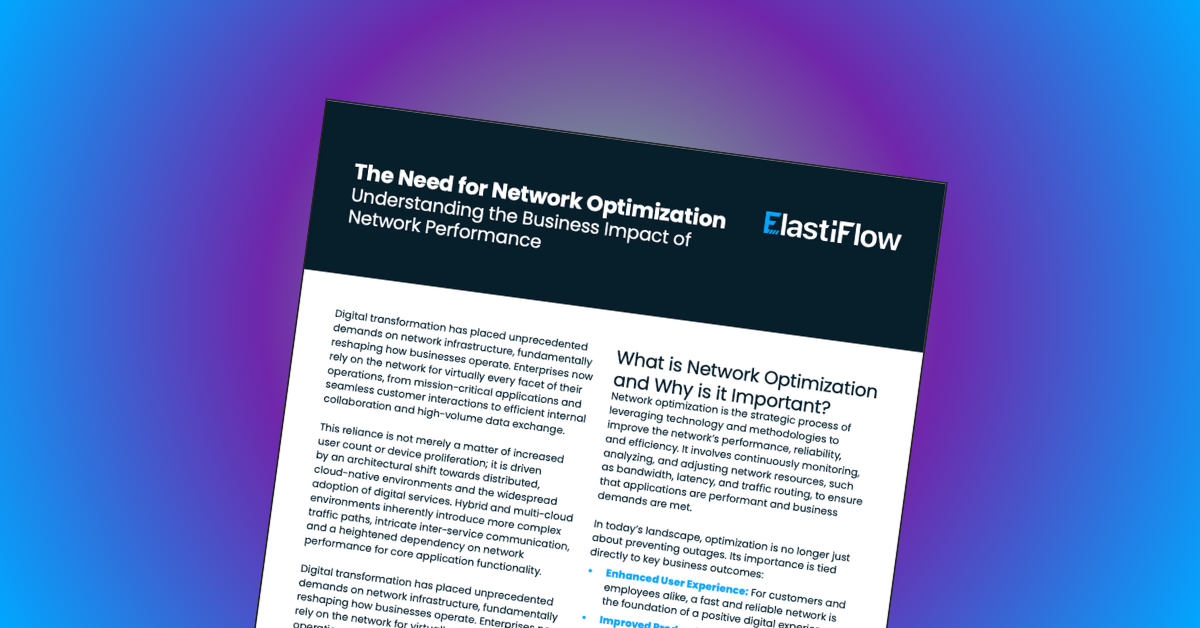 White Paper: Understanding the Business Impact of Network Performance