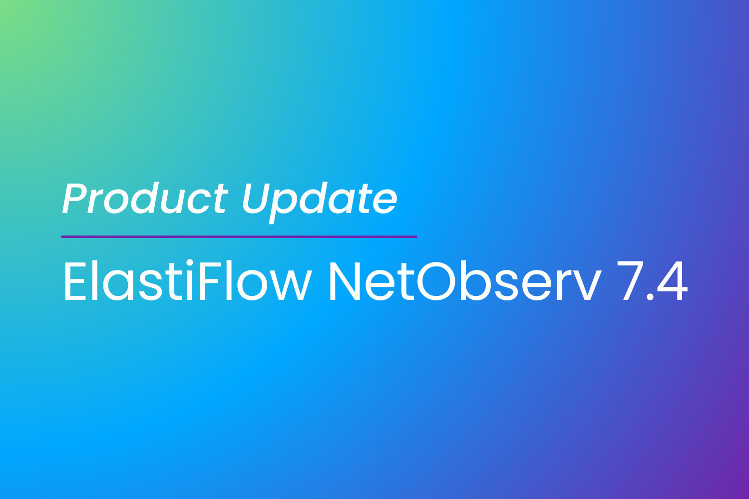 New Sample Rate Support in ElastiFlow NetObserv 7.4