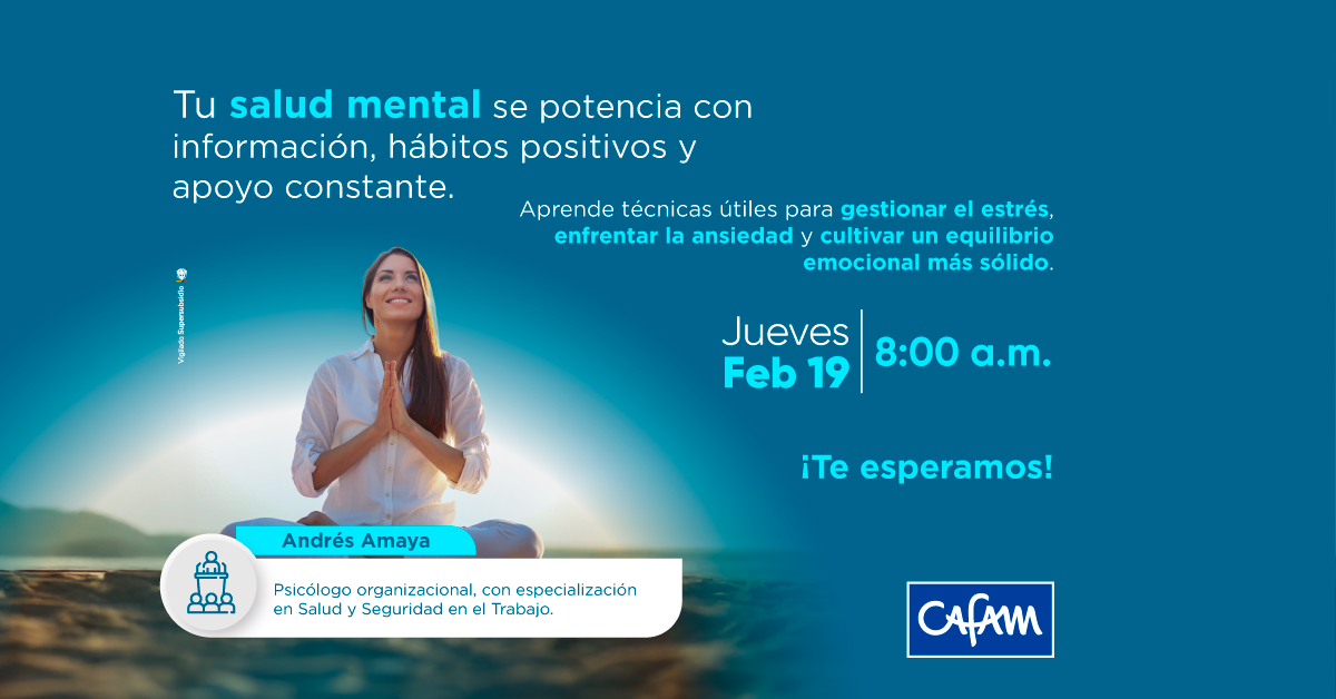Webinar Salud mental