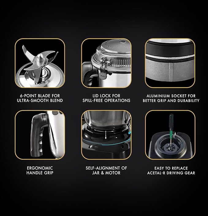 Sujata MG01 Mixer Grinder 1000Watts - Image 3