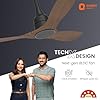 Orient  1200mm Aerosense BLDC Ceiling Fan with Remote Honeymaplewood - Image 2