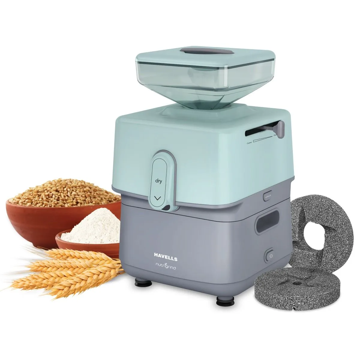 Havells Nutrigrind 400 W Wet & Dry Grinder Atta Mill  - Image 3