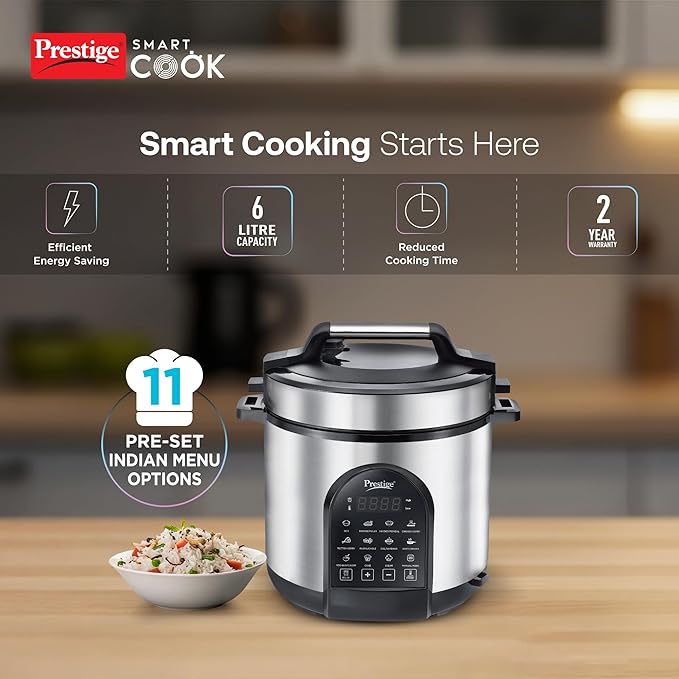 Prestige 6.0L Smart Cook Electric Cooker - Image 2
