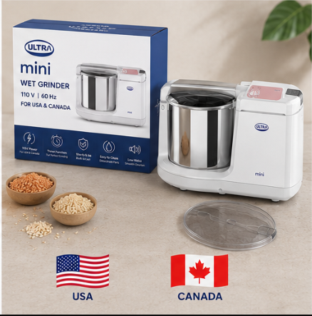 Elgi Ultra Wet Grinder Grind+ Gold 2ltr 110v For Use in USA and Canada Only   - Image 5