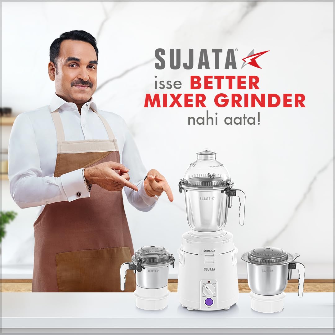 Sujata Dynamix 900W Mixer Grinder - Image 4