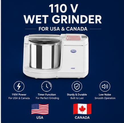 Elgi Ultra Wet Grinder Grind+ Gold 2ltr 110v For Use in USA and Canada Only   - Image 2