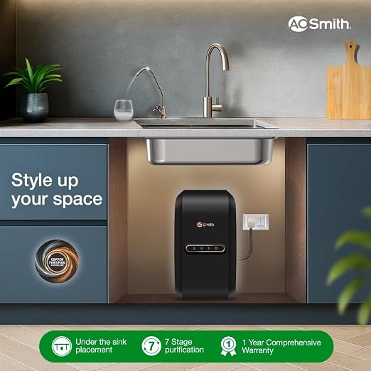 AO Smith Z2 Pro Black RO Under sink Water Purifier - Image 4