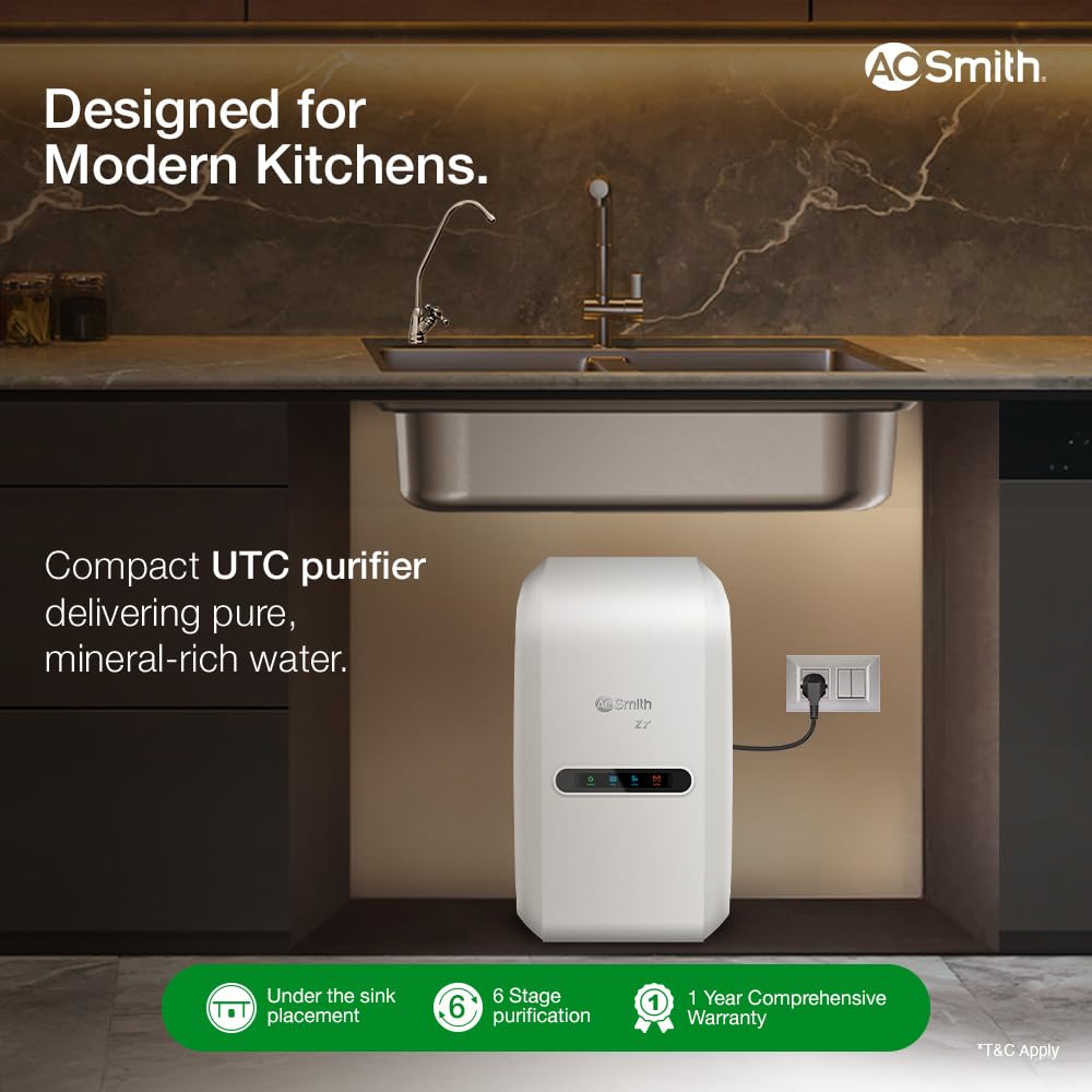 AO Smith Z2 Pro White RO Under sink Water Purifier - Image 2