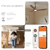 Orient 1200 mm Aerosense Smart fan with IoT & Remote| Tangerine Brown - Image 2