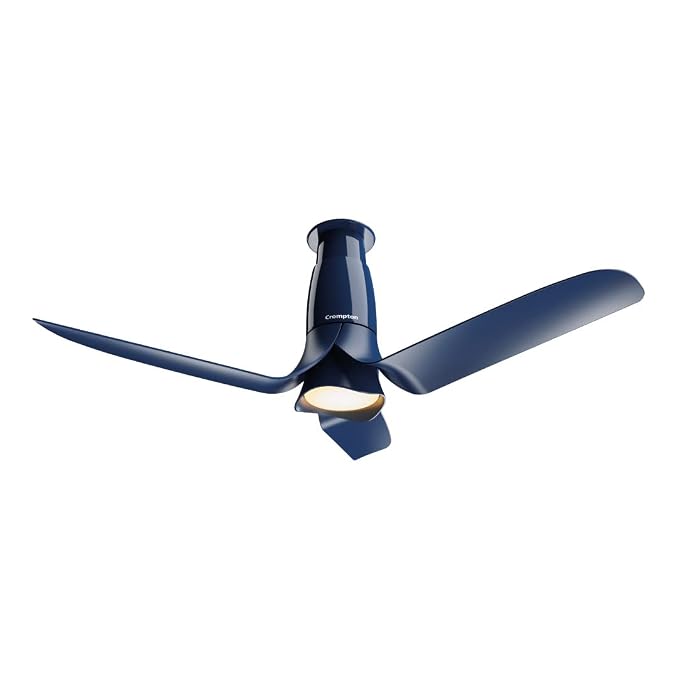 Crompton SilentPro Blossom 1200 mm Smart iOT Enabled Ceiling Fan Denim Blue