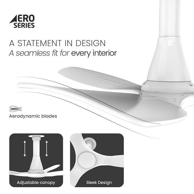 Orient Aerosleek 1200mm Fan White - Image 2