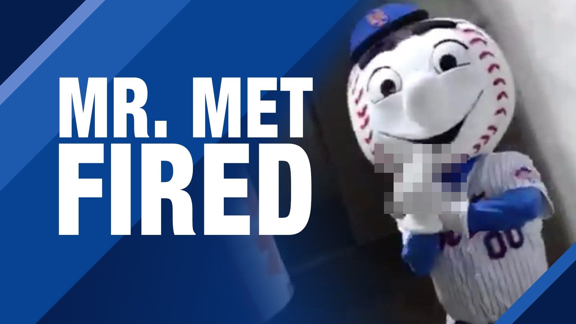 Mr. Met Fired for Giving Fan the Finger