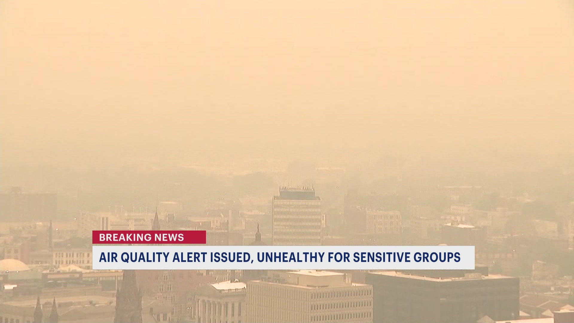 Canadian Wildfires Cause Poor Air Quality Conditions In New Jersey