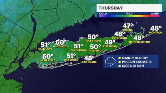 News 12 | Long Island | Sunny Skies Mild Temps Today Chance For Rain ...