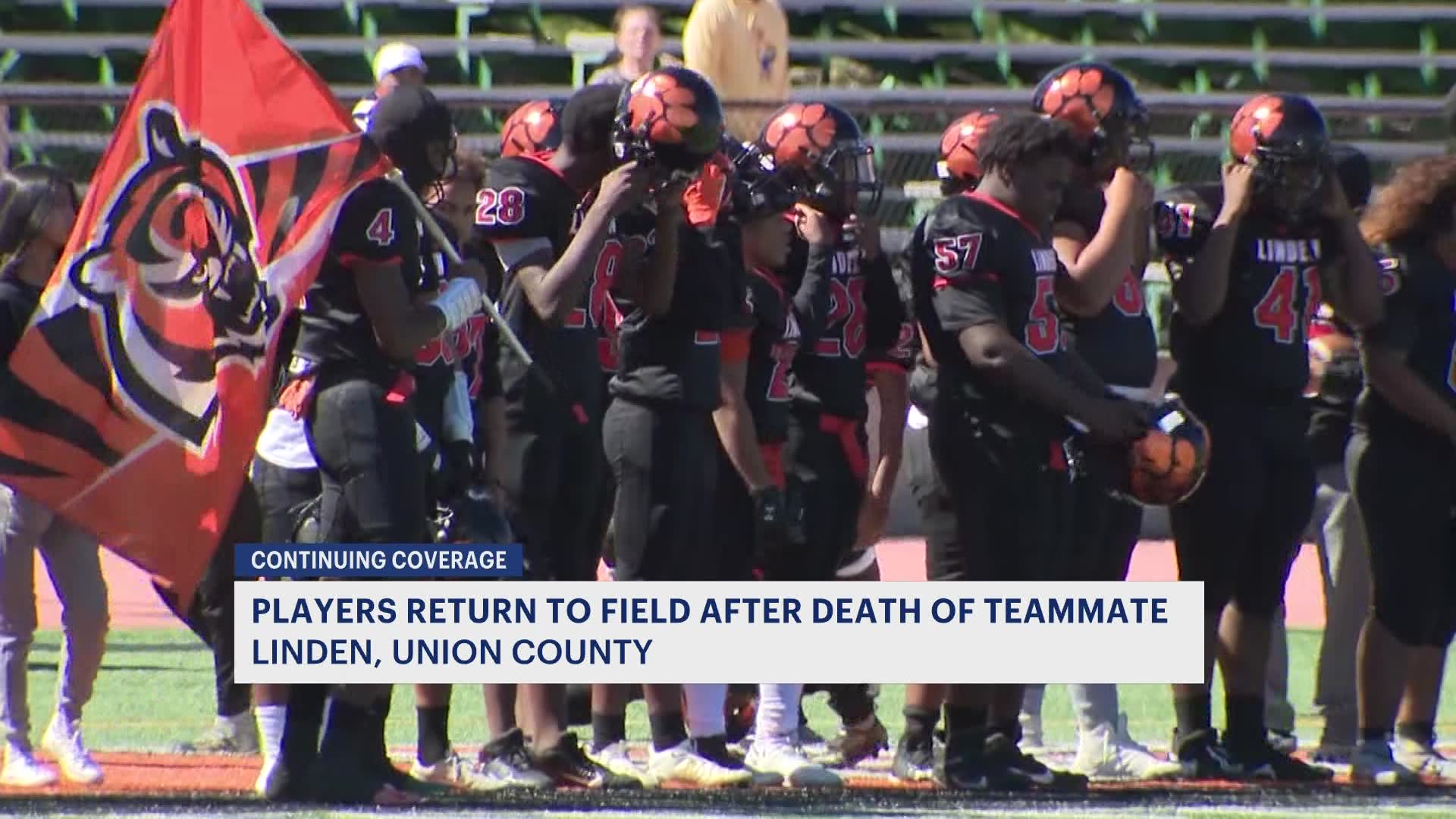 Playing with heavy hearts Linden HS football team dedicates game to