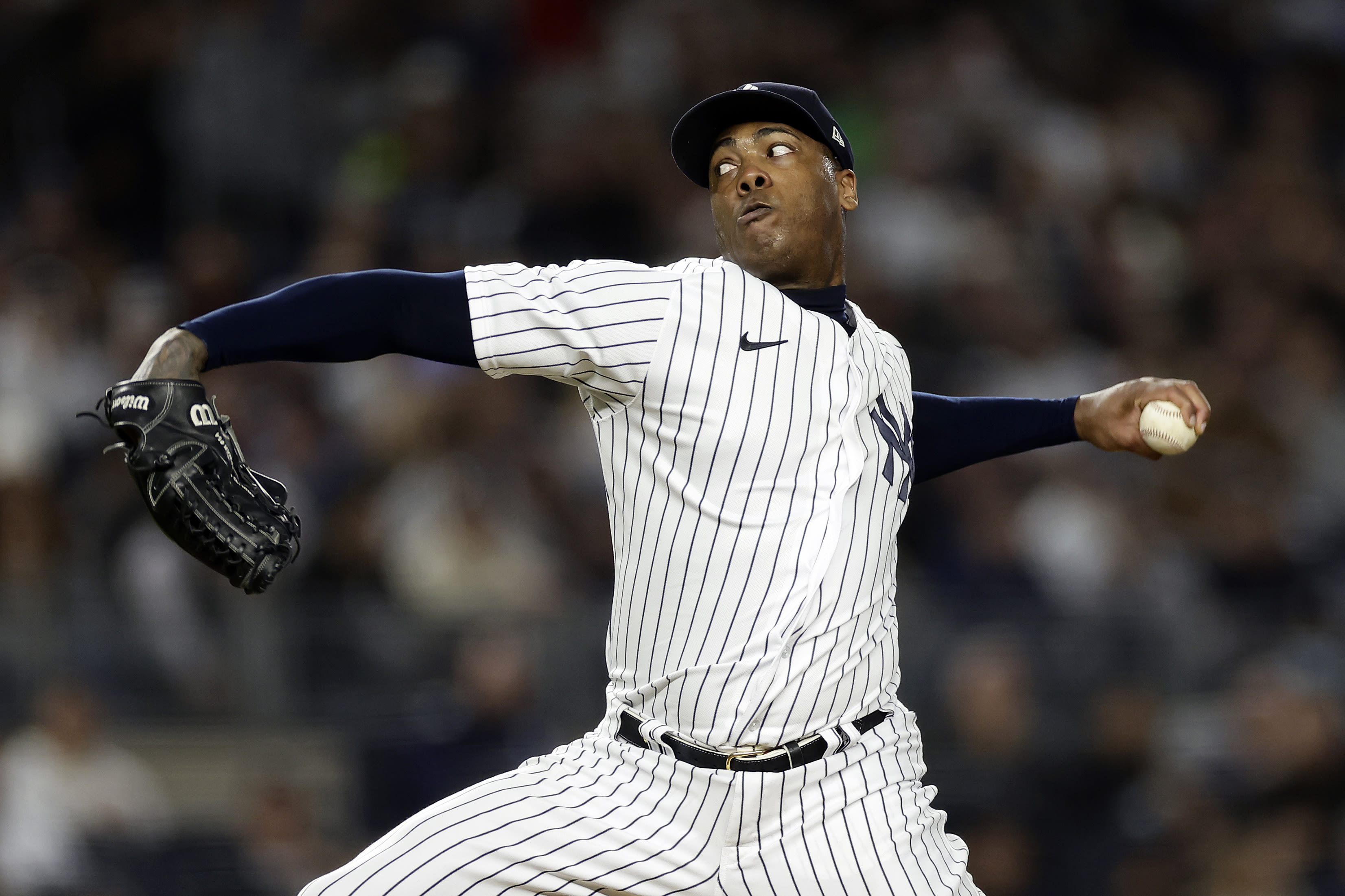 Yankees leave Aroldis Chapman off ALDS roster after skipping