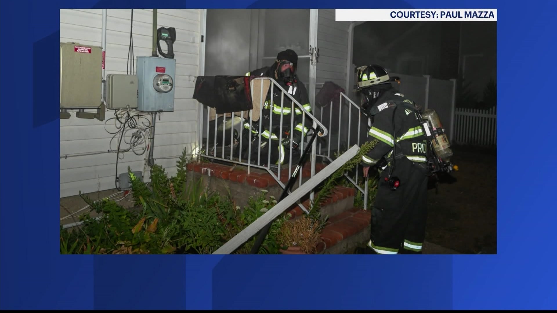 Officials 13 people, including 6 children, escape fire at North