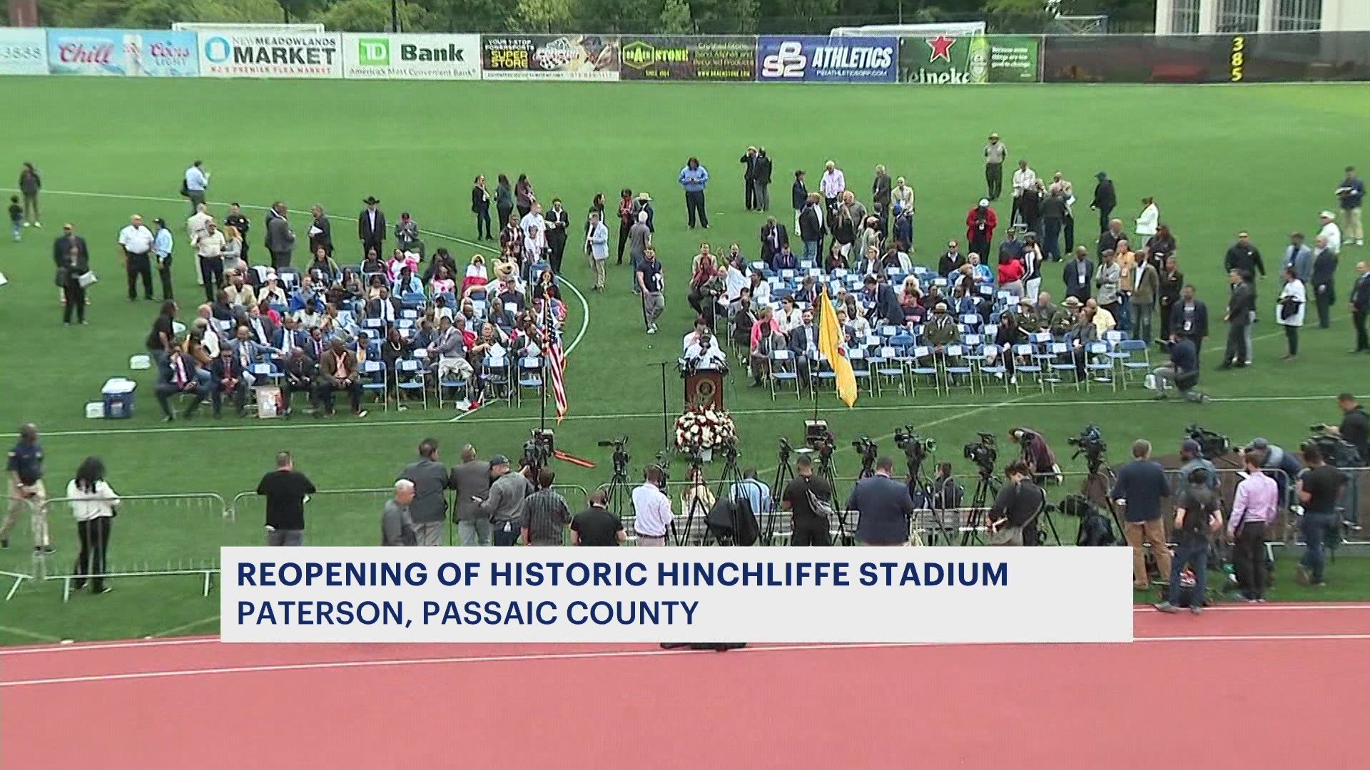 Hinchliffe Stadium, once home of Negro League games, reopens