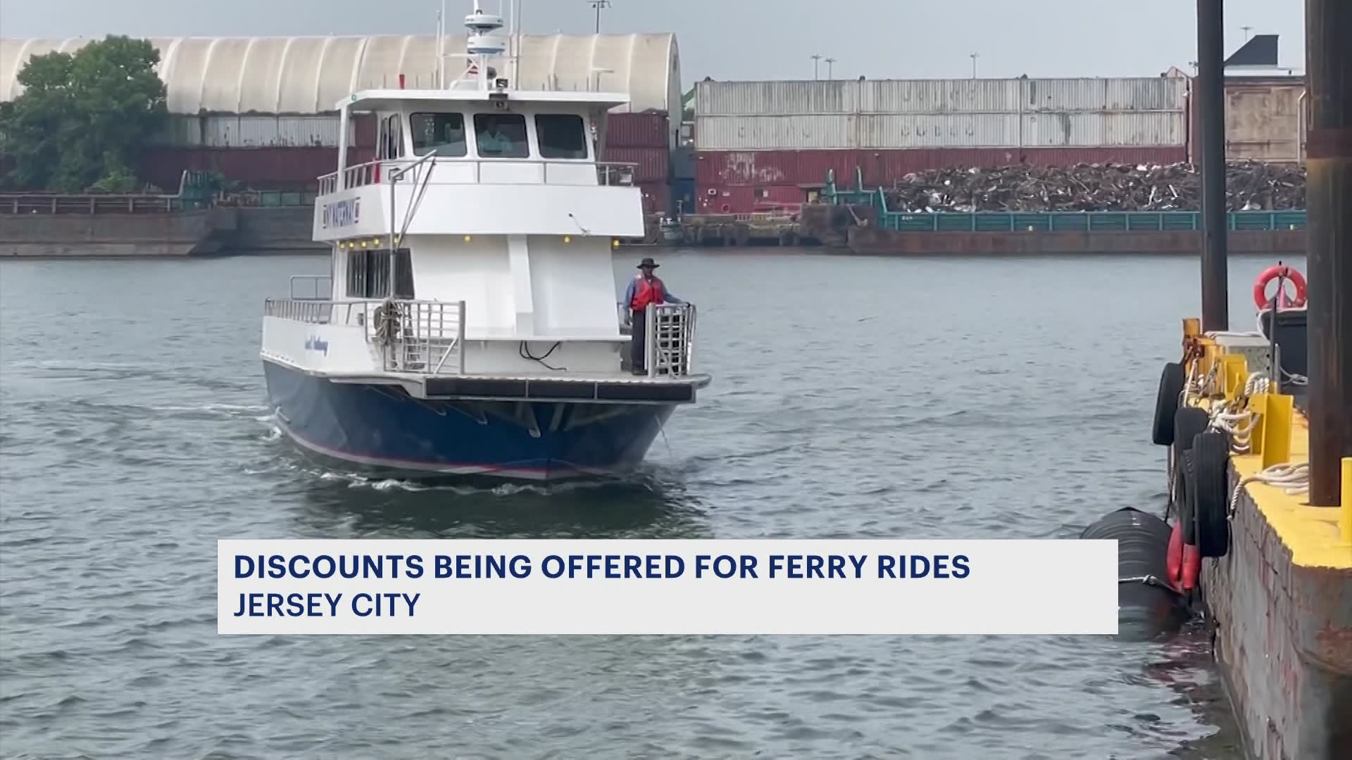 Commute by ferry to New York City and New Jersey