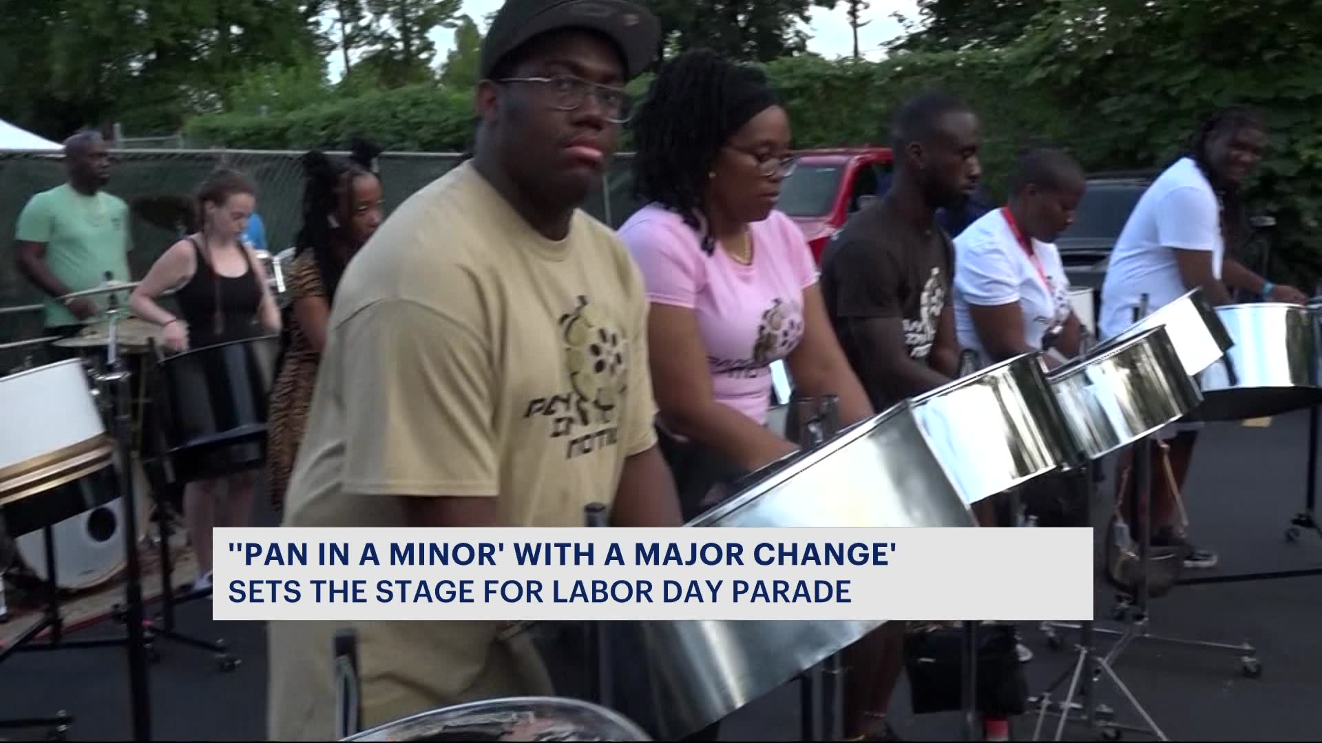 Steel pan bands turn up the rhythm at 'Pan in A minor with a Minor