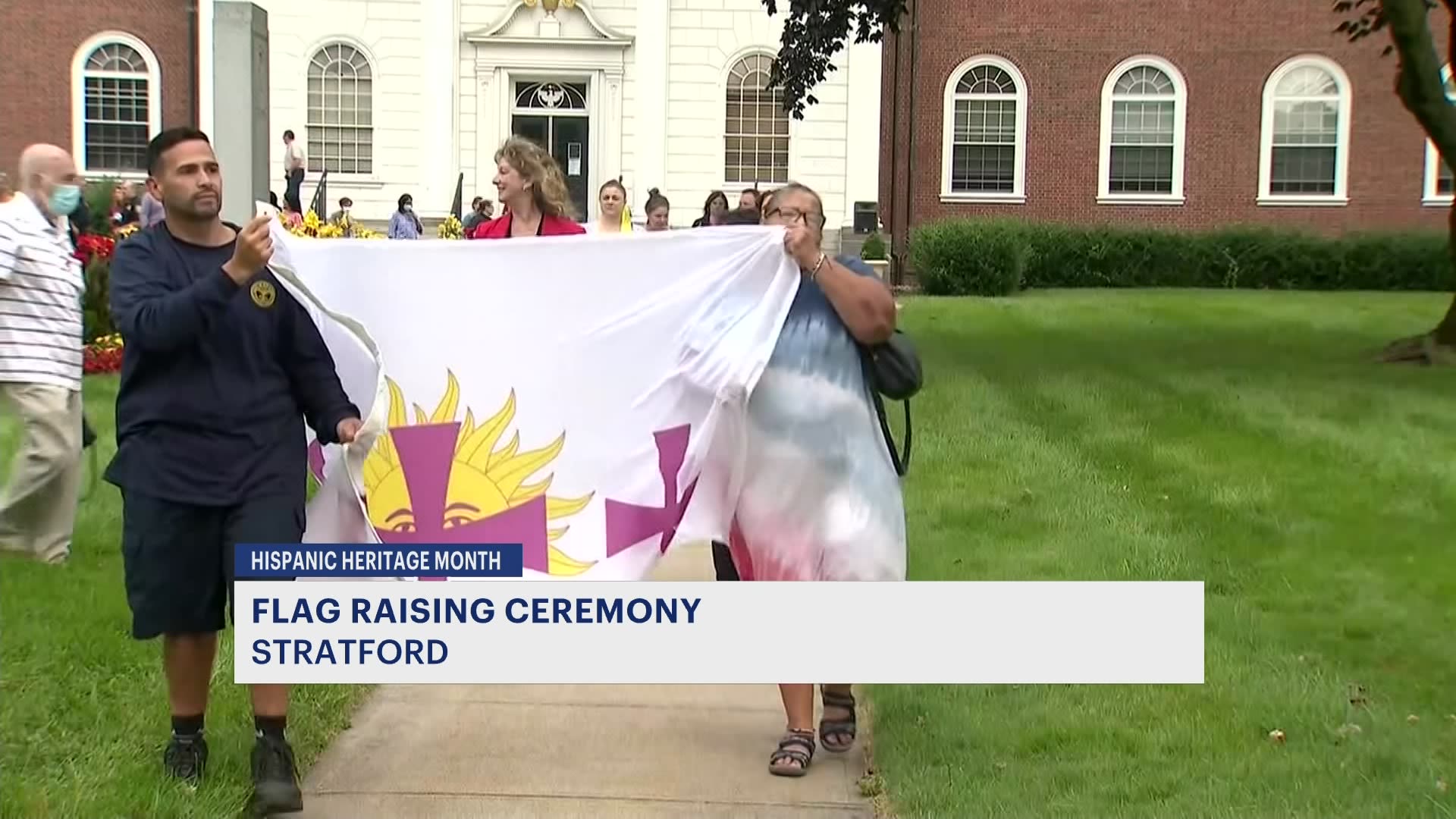 Stratford holds flag raising ceremony to signal start of Hispanic ...