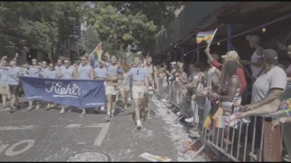 Celebration, defiance mix at New York City gay pride parade