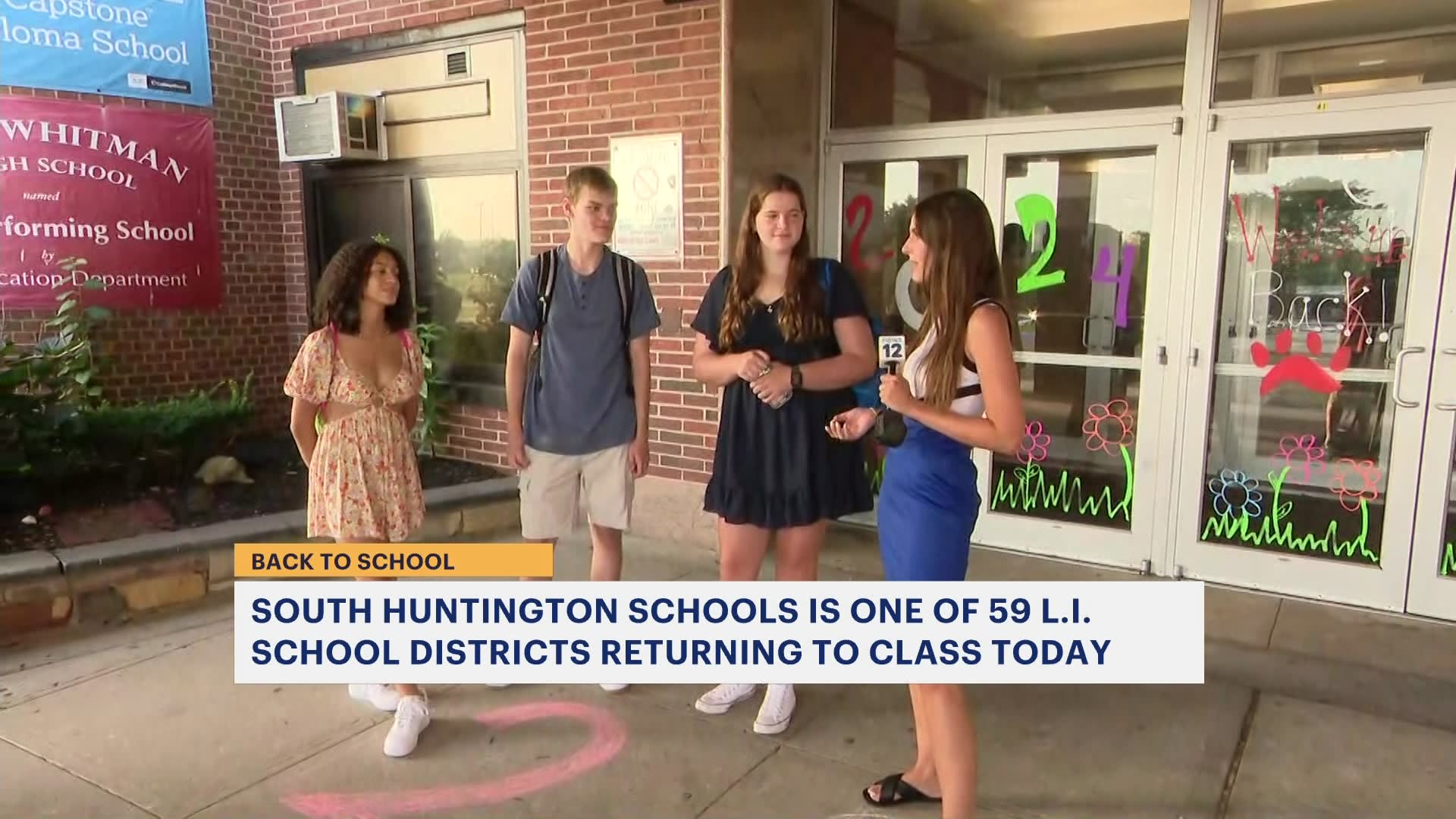 South Huntington among districts students back as new school year begins