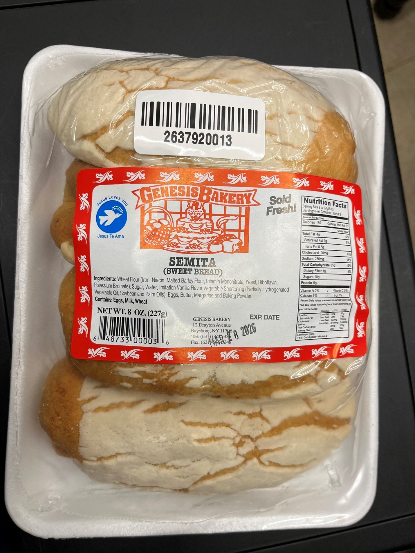 Genesis Bakery Recall 1